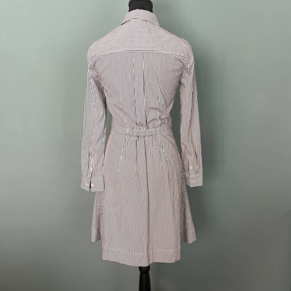 J. Crew Striped Shirt Dress - 00 - Picture 4 of 6